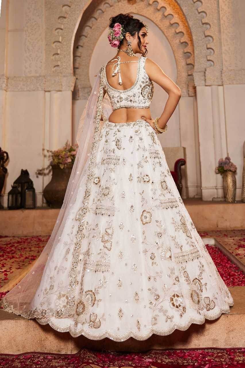 Tissue Embroidered Lehenga - MYLUXURY LANE ENTERPRISE